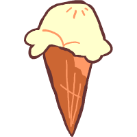 vanilla scoop